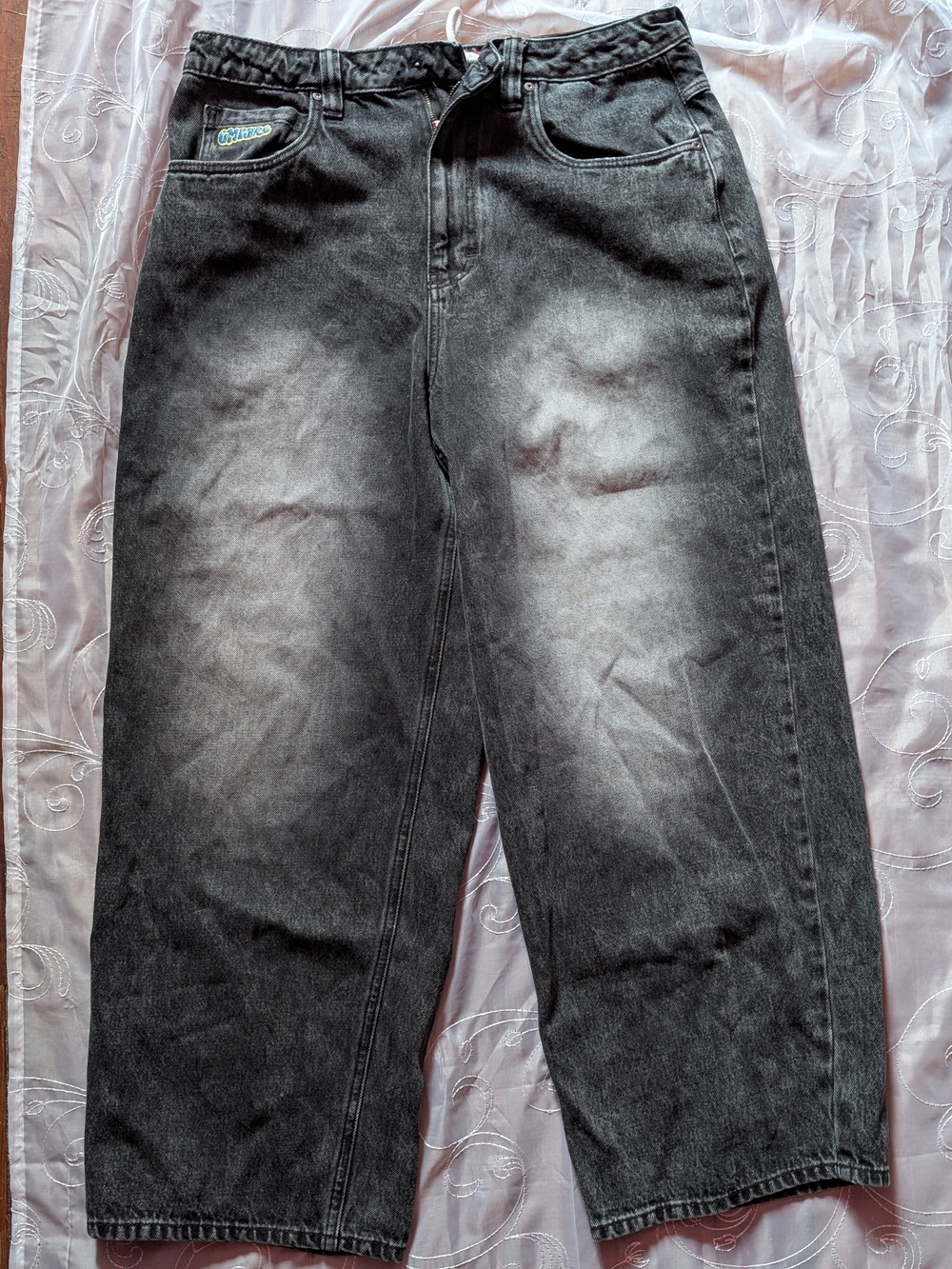 Empyre Asphalt Ultra Wide Leg Jeans